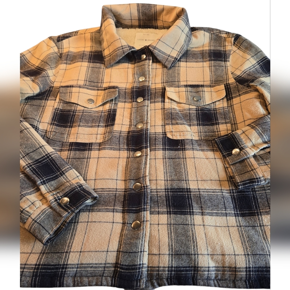 Lucky Brand Fleece Lined Jacket Size Large